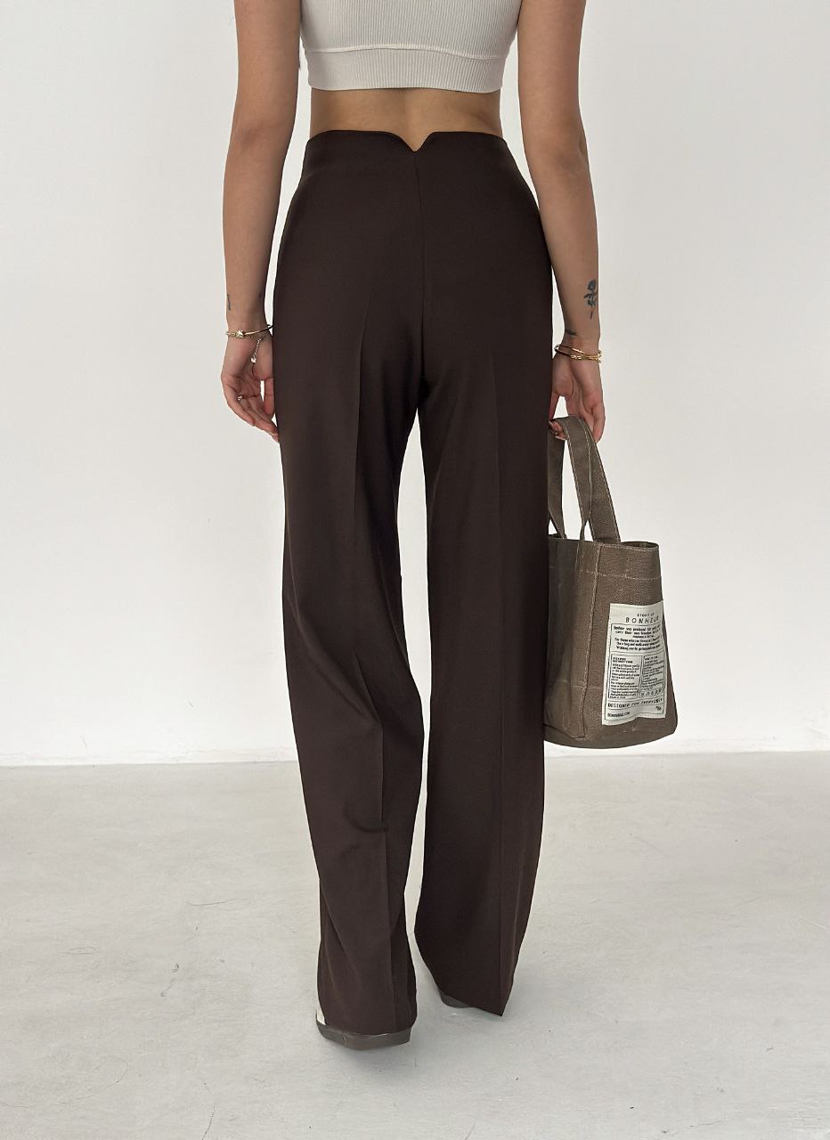 Kahverengi (Acı Kahve)Palazzo Pantolon KL1154
