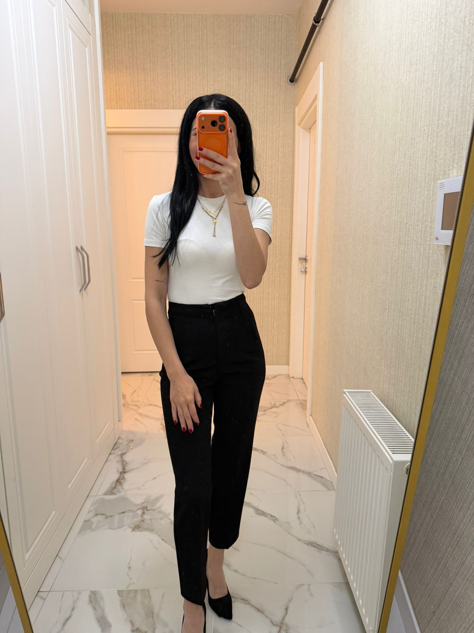 Gri Pensli Havuç Pantolon KL1153